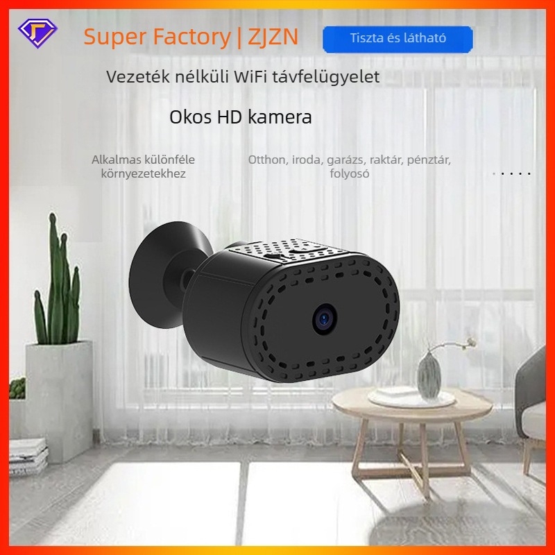 V5 okos vezeték nélküli beltéri kamera - távoli megfigyelés, 1080p HD