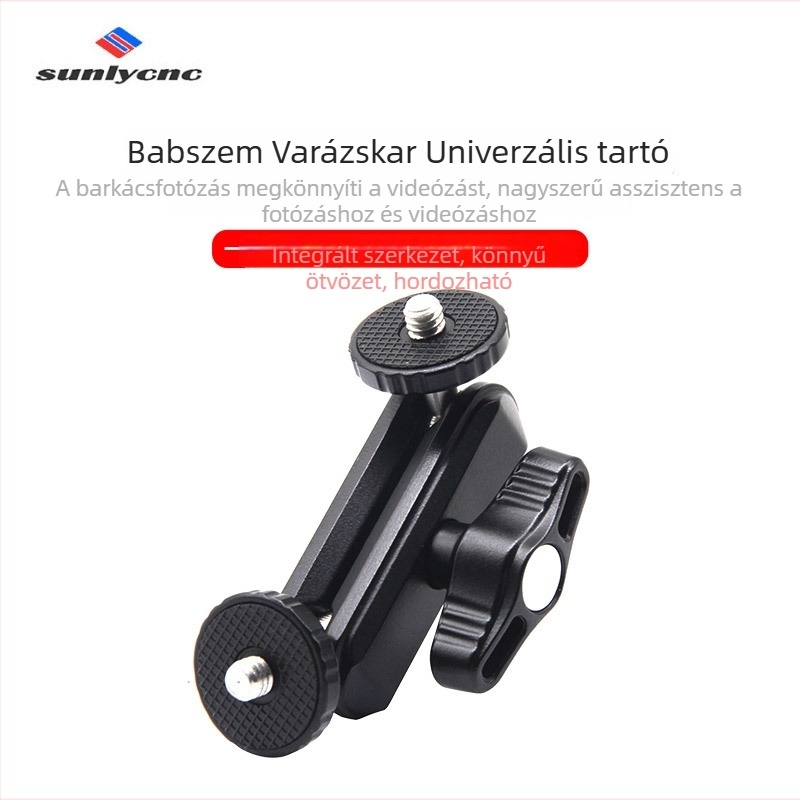 Varázskar kamera-alkatrész, rugalmas kar univerzális telefontartóval, világítás és monitor-tartó