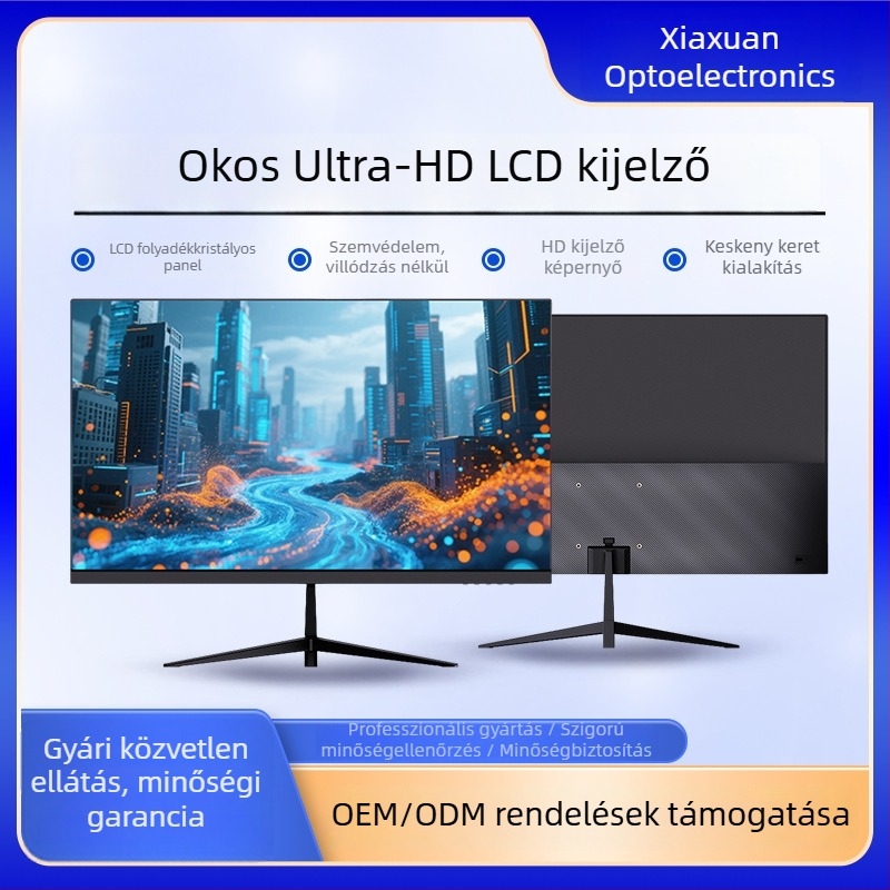 27 hüvelykes IPS LCD monitor irodai és otthoni használatra, 1920x1080, 100 Hz frissítési gyakoriság, LED kijelző