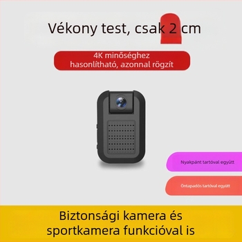 Hüvelykujjméretű Wi‑Fi kamera távoli megfigyeléshez, hordozható otthoni vezeték nélküli monitor, 1080p felvétel
