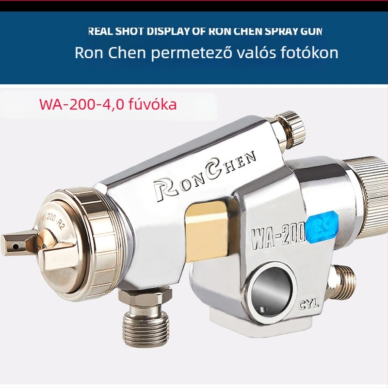 WA-101 Automata festékspray pisztoly magas atomizációval, reciprok mozgású, vonalhoz, 200-as nagy kaliber
