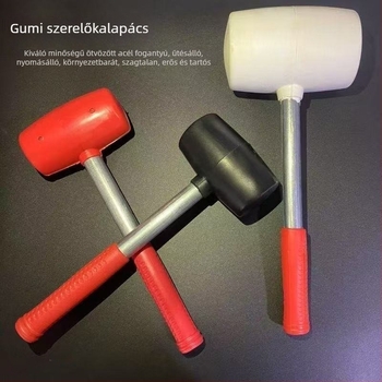 Gumi kalapács padló- és csempeburkolathoz, robusztus és robbanásbiztos.