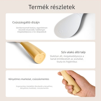 2025-ös új függőleges rizskanál, tapadásmentes, otthoni használatra és rizsfőzőkhöz