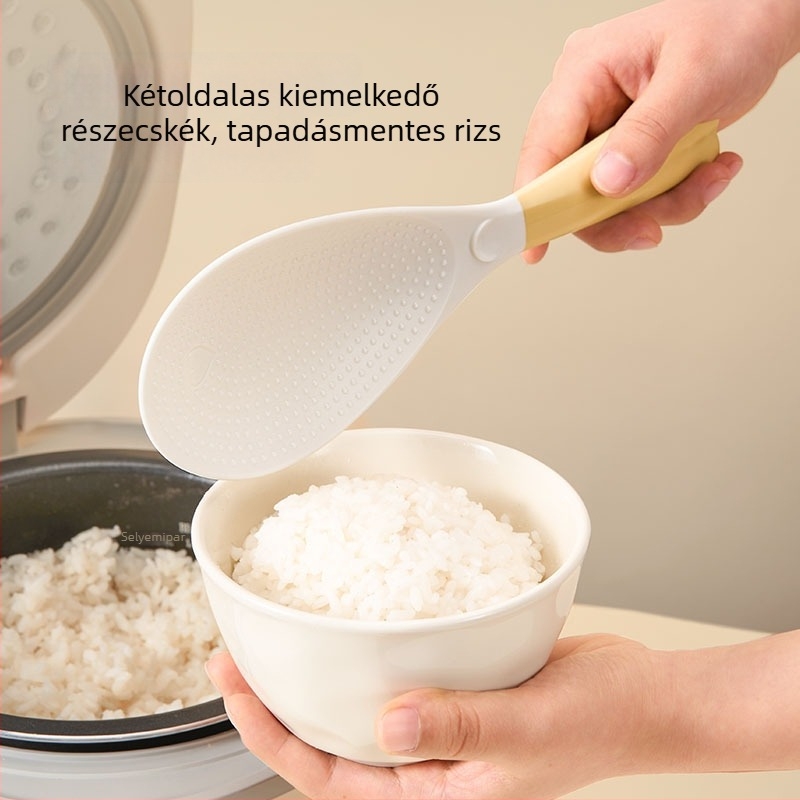 2025-ös új függőleges rizskanál, tapadásmentes, otthoni használatra és rizsfőzőkhöz