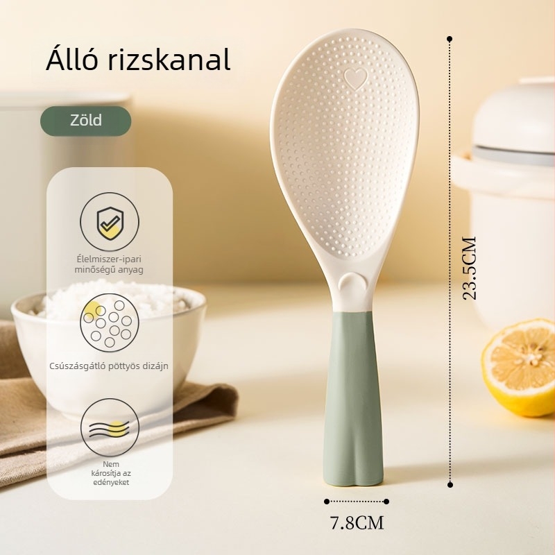 2025-ös új függőleges rizskanál, tapadásmentes, otthoni használatra és rizsfőzőkhöz