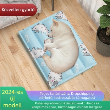 Nyári tematikájú hűtőpad macskáknak és kutyáknak, puha hűtőgél, karcálló, nagy hűtőmatrac