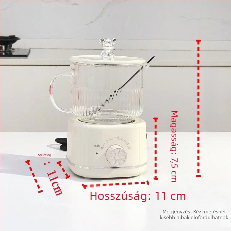 Többcélú egészség teáskanna, kompakt elektromos teáskanna iroda és otthon számára, ideális virágteához