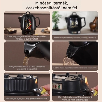 Teljesen automata robbanásbiztos elektromos decoctáló edény a hagyományos kínai gyógyászat számára
