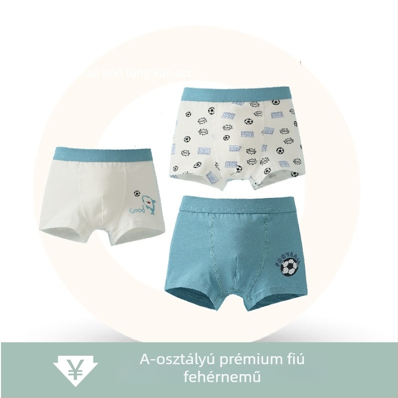 Fruit Island gyerekeknek készült pamut boxeralsó, A-kategóriás, 3–8 évesek, 100–140 cm