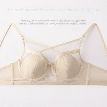 Kismellű Push-Up melltartó készlet, emelés és támasz, állítható vállpántok, szexi melltartó szett