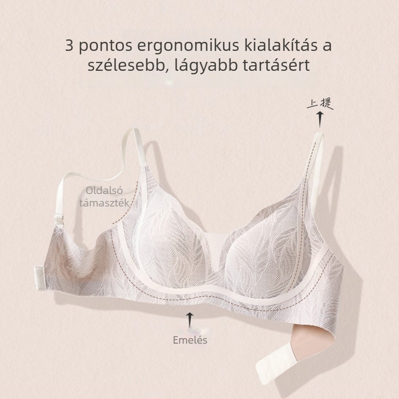 Aimido Push-up melltartó kismellűeknek, lágy támasz, csipkés 3/4 kosár, kényelmes női melltartó