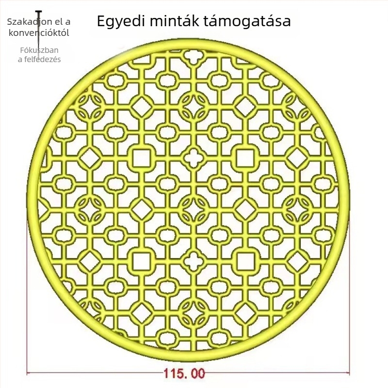 Fa teás tálca kiegészítők: hőszigetelő fém alátét, teáskanna tartó és csepegtető lemez