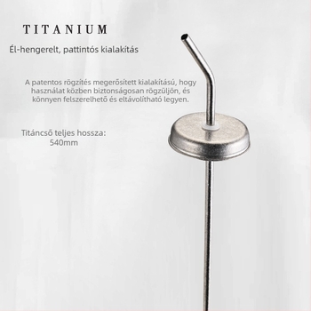 Tiszta titán vízbevezető cső elektromos teáskanna és pumpás kannahoz