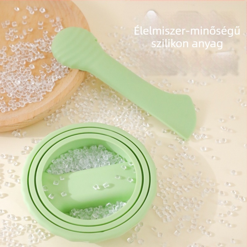 Szilikonból készült jutalomfalat-konzervek fedője és kanalas szedő eszköz kutyáknak és macskáknak