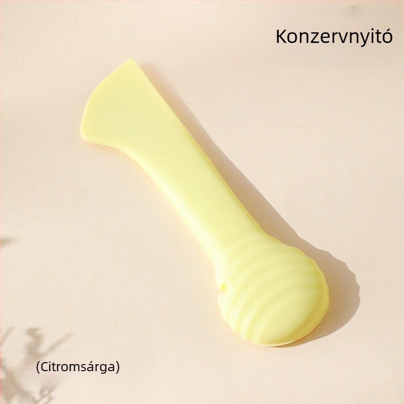 Szilikonból készült jutalomfalat-konzervek fedője és kanalas szedő eszköz kutyáknak és macskáknak