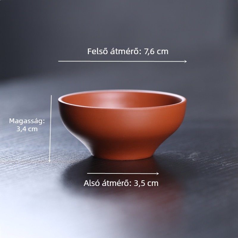 Chaozhou-stílusú lila agyag teáskanna teafúvóval és kis nyílású vezetővel – Gongfu teaceremonia kiegészítői