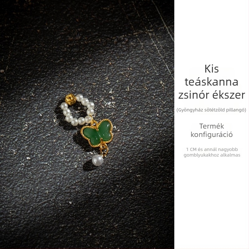 Teáskanna, teáscsésze, lótusz hüvely, kis kristály medál, kínai Zen-stílusú függő dísz, gaiwan-kiegészítő, teaceremónia kiegészítő