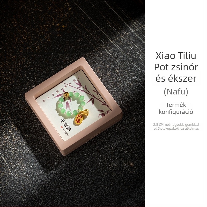 Teáskanna, teáscsésze, lótusz hüvely, kis kristály medál, kínai Zen-stílusú függő dísz, gaiwan-kiegészítő, teaceremónia kiegészítő