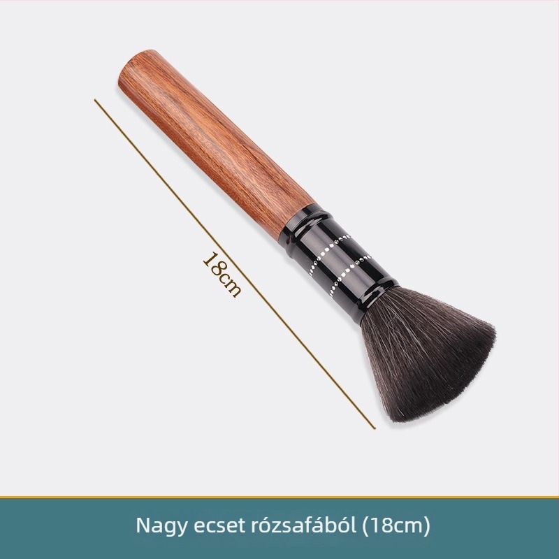 Ebonfa tömörfa tea ceremóniás ecsetkészlet – tea ecset, víz ecset és kaparó, hat darabos