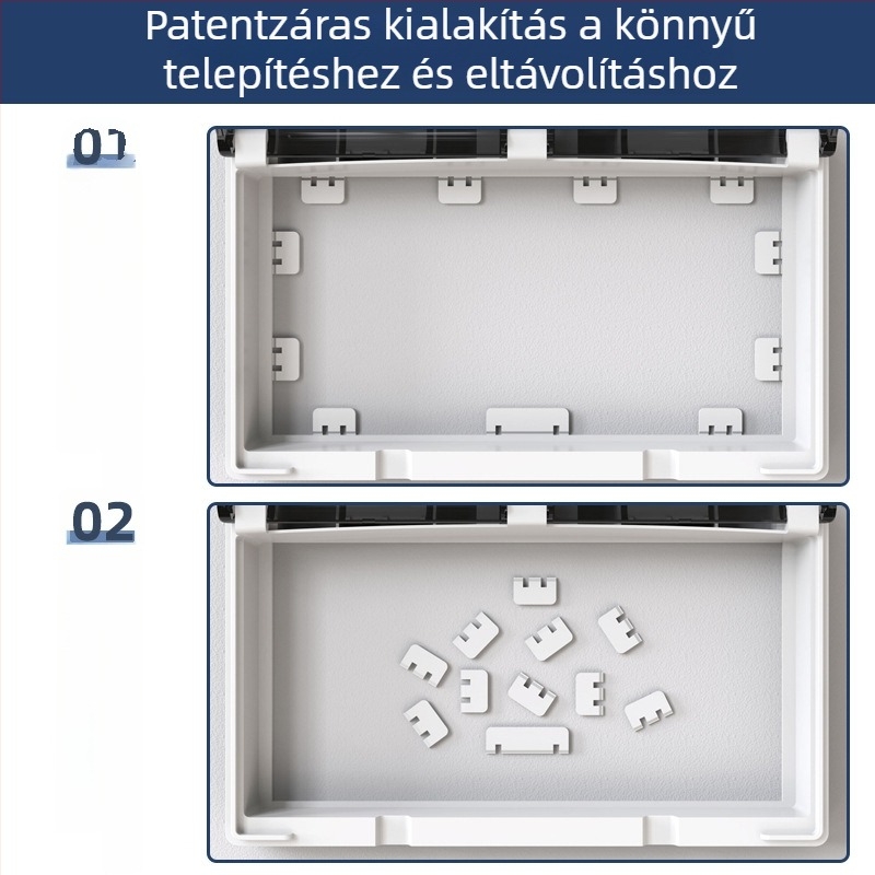 86-os típusú ragasztott felületre szerelt dupla kültéri aljzat vízálló doboz, kétkapcsolós, háztartási használatra