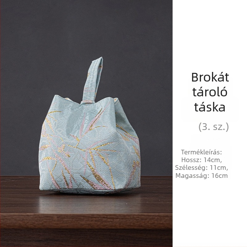 Kemping teáskészlet tároló táskával – hordozható teáskanna és két teáscsésze