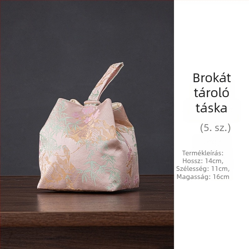 Kemping teáskészlet tároló táskával – hordozható teáskanna és két teáscsésze