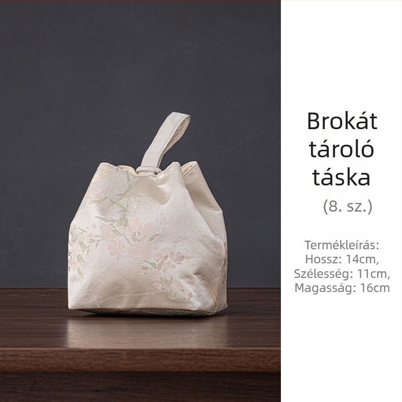 Kemping teáskészlet tároló táskával – hordozható teáskanna és két teáscsésze