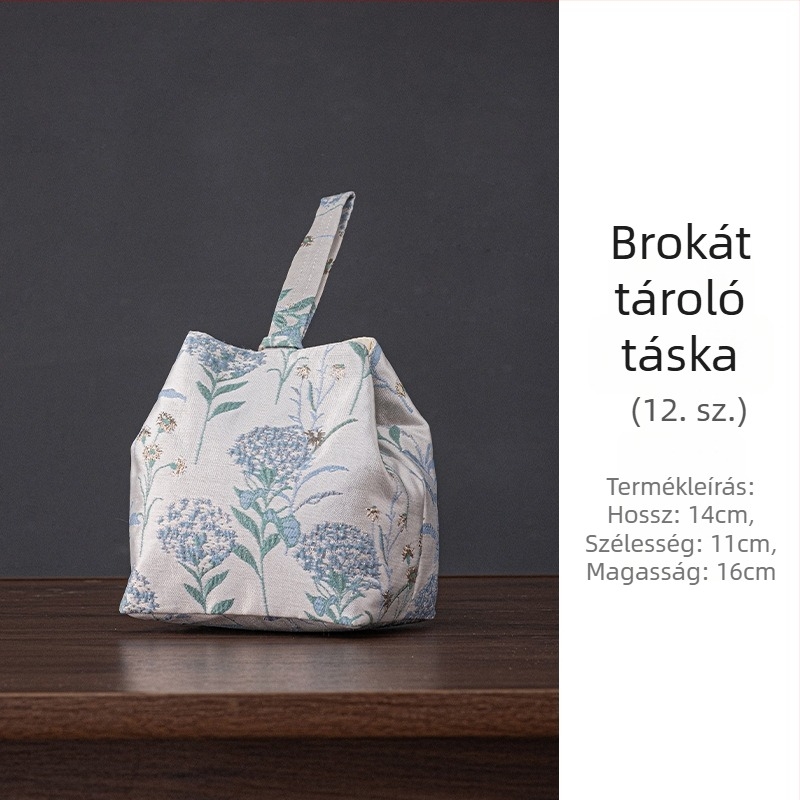 Kemping teáskészlet tároló táskával – hordozható teáskanna és két teáscsésze