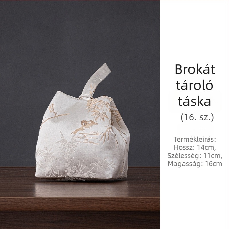 Kemping teáskészlet tároló táskával – hordozható teáskanna és két teáscsésze