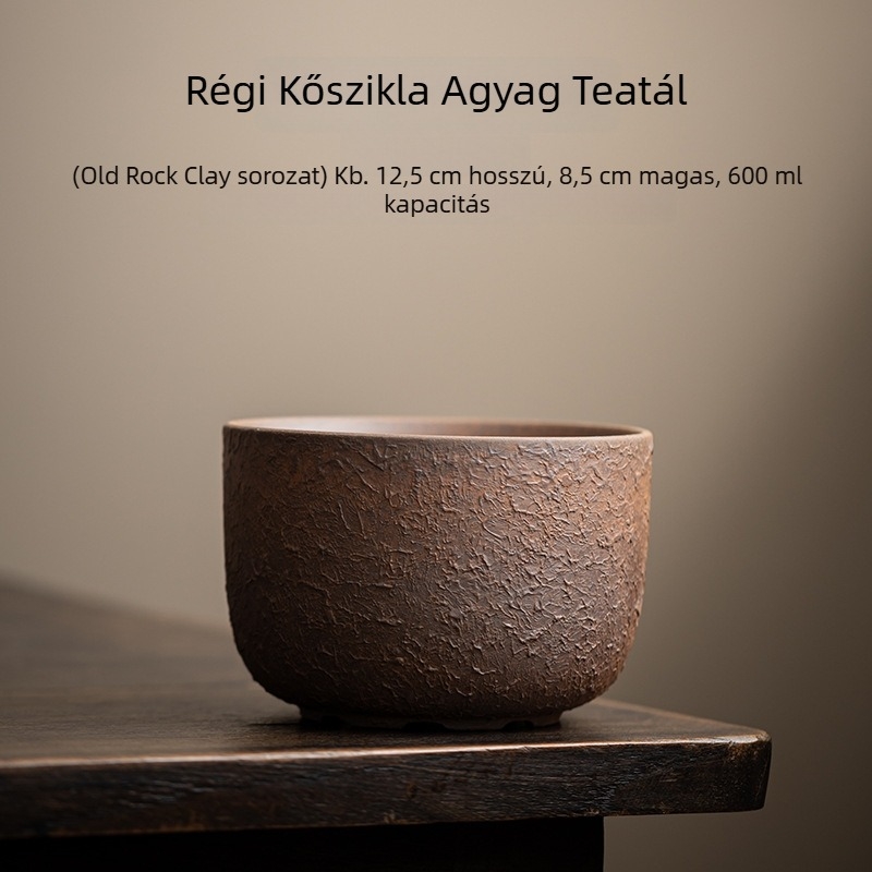 Kerámiás Gongfu teás mosóedény, poháröblítő tál és nagy kapacitású tealevél-hulladék tartály