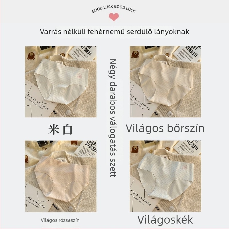 Varrásmentes gyerekfehérnemű lányoknak, 8–10 éveseknek
