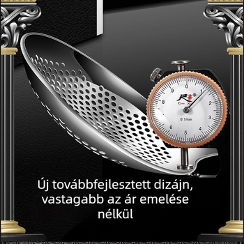 304 rozsdamentes acélból készült nagy lyukas kanál leveshez, tészta és gombóc számára – sütéshez szűrőkanál