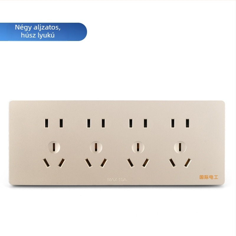 118-típusú integrált konyhai többlyukú konnektor-panel (15- és 20 lyukú)
