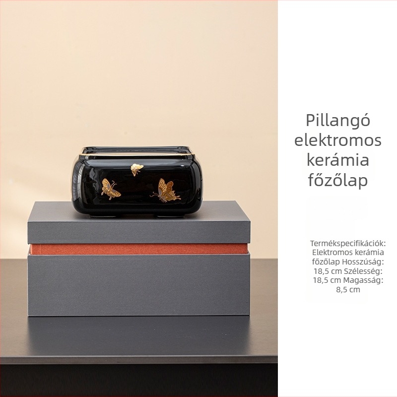 Intelligens elektromos kerámiás teafőző készlet üvegforralóval és nagy kapacitású teáskannával
