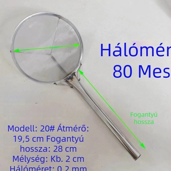 Ultra‑finom 80‑as hálóval rendelkező rozsdamentes acél olajszűrő háló szója tej szűrésére a konyhában