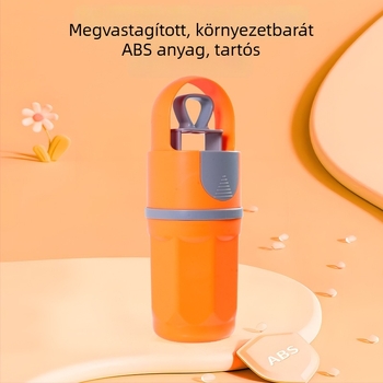 Kültéri kisállat ürülékgyűjtő, hatszárú kaparóval és beépített szemeteszsákkal