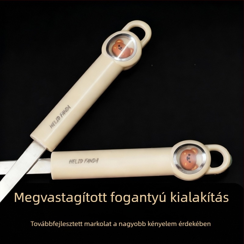 304 rozsdamentes acél: szójatej szűrő-sítő, ultra fin habeltávolító kanál, leveshez olajszétválasztó