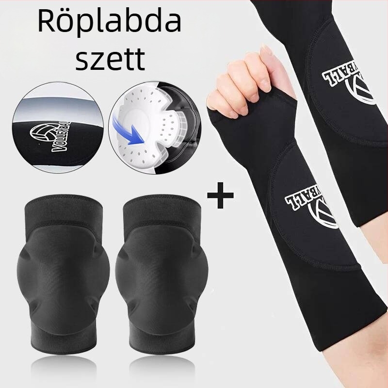 Szilva virág alakú térdvédő röplabdához és téli sportokhoz, vastagított térdvédő