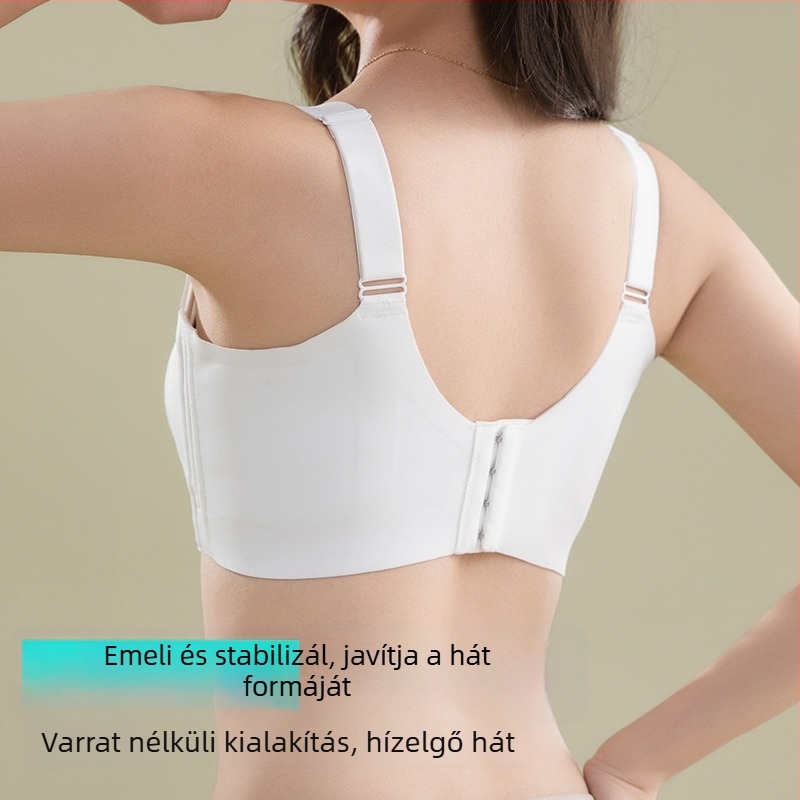 Plusz méretű, teljes kosárú melltartó Mulberry selyem bélésével, légáteresztő elasztikus anyag, állítható vállpántok, alakformáló hatás