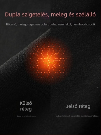 Téli kerékpáros balaklava fleece arcmaszkkal – szélálló és meleg kültéri használatra