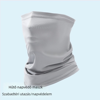 Nyári UV-védő arc- és nyakvédő, Ice Silk sál, lélegző, egy méret