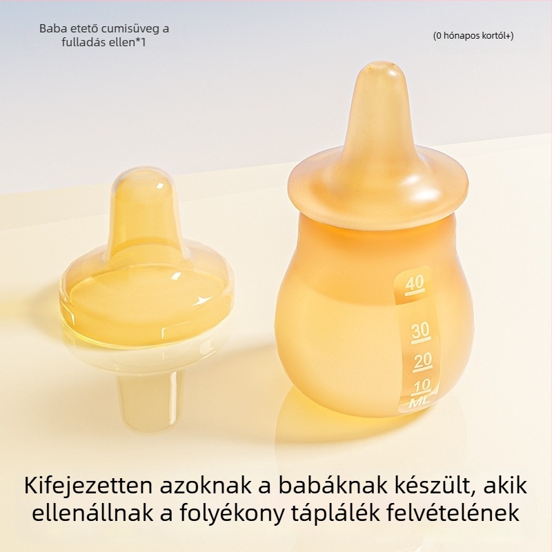 Szilikon gyógyszeradagoló babáknak — cseppentő folyékony adagoláshoz vízhez és gyógyszerekhez