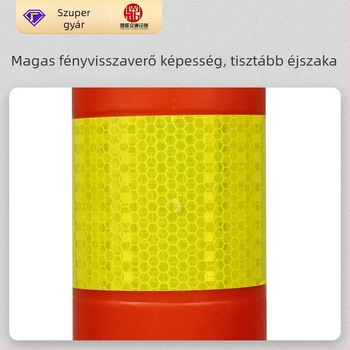 PE figyelmeztető oszlop a közúti biztonságért – gumiból készült ütközésvédő oszlop visszaverő felülettel