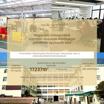 PE figyelmeztető oszlop a közúti biztonságért – gumiból készült ütközésvédő oszlop visszaverő felülettel