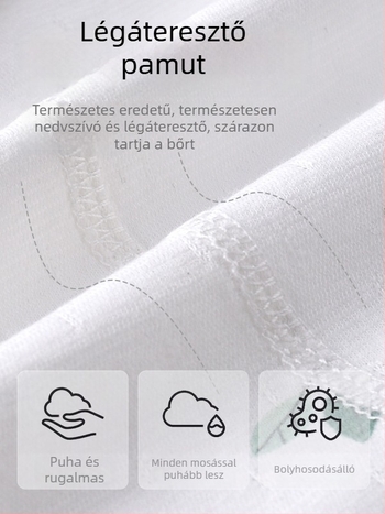 Újszülött pamut rövidujjú body, nyári viselet, szerzetes-stílus