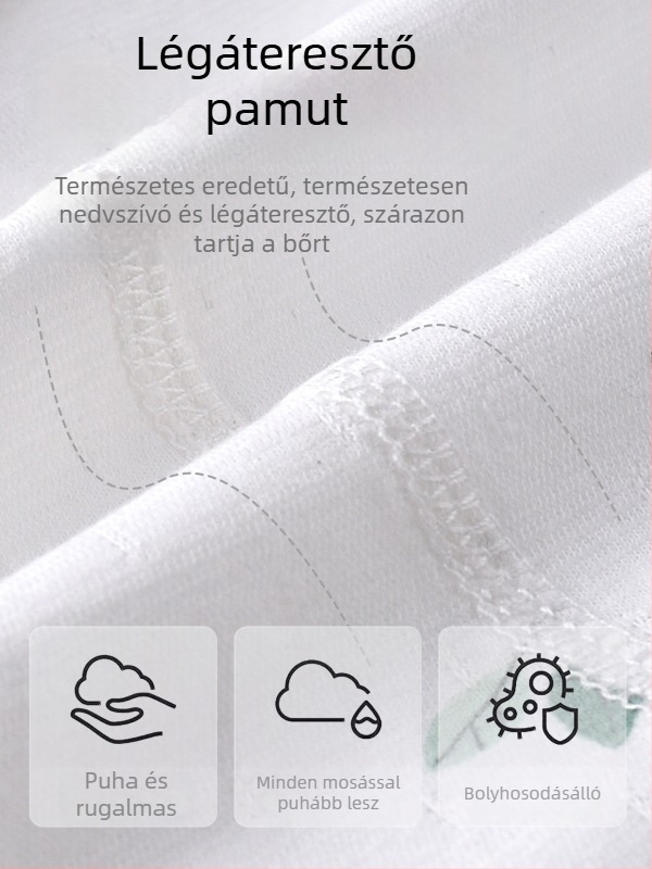 Újszülött pamut rövidujjú body, nyári viselet, szerzetes-stílus