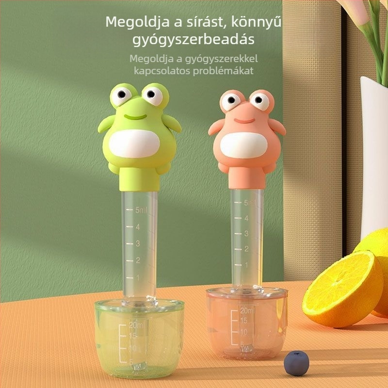 Szilikonból készült gyógyszeradagoló eszköz csecsemők és kisgyermekek számára – fulladás elleni cseppentő, vízhez és gyógyszerekhez