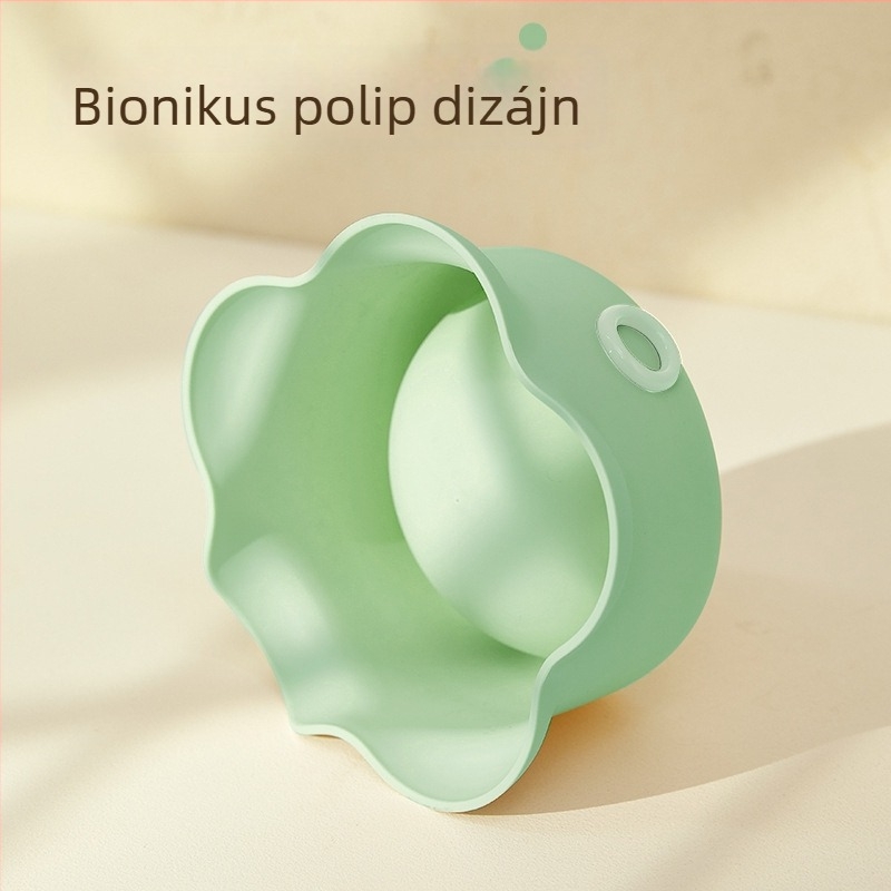Macska- és kutya etető tál anti-tip dizájnnal, ferde nyílású víz- és ételtál, nagy kapacitású