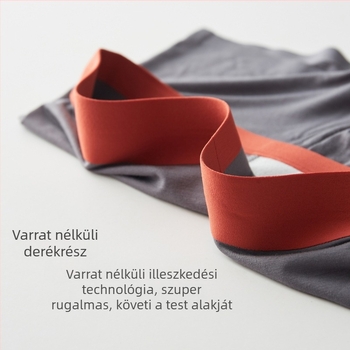 Kalisi modal férfi boxeralsónadrág, varrat nélküli, légáteresztő, egyszínű, kontrasztos dizájnnal