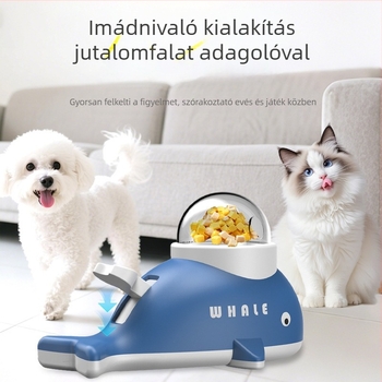 Little Whale automatikus etető macskáknak — interaktív játék pedállal